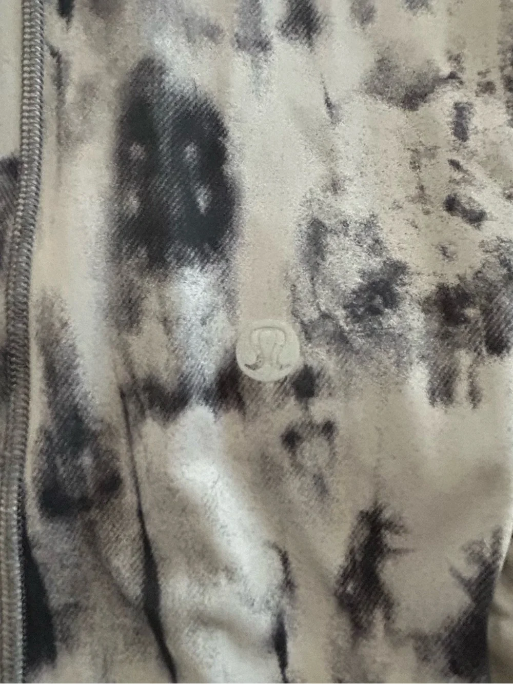 lululemon athletica Tie-Dye High-Rise Leggings in Gray and Black